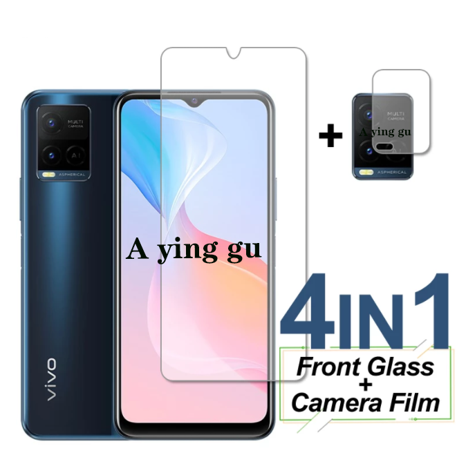 ViVo Y21 Kính Bảo Vệ Màn Hình 5G Y33S Y53S Y73 Y72, ViVo Y21 Miếng Dán Bảo Vệ Camera Điện Thoại HD Bằng Kính Cường Lực