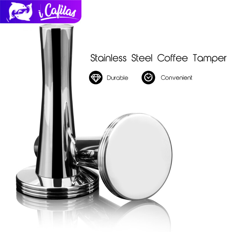 【i Cafilas】[TD] Coffee Tamper Stainless Steel Filling Coffee Tool Pressing Coffee Grind for Dolce Gusto,Nespresso,illy ราคา 209 บาท*ส่งฟรี