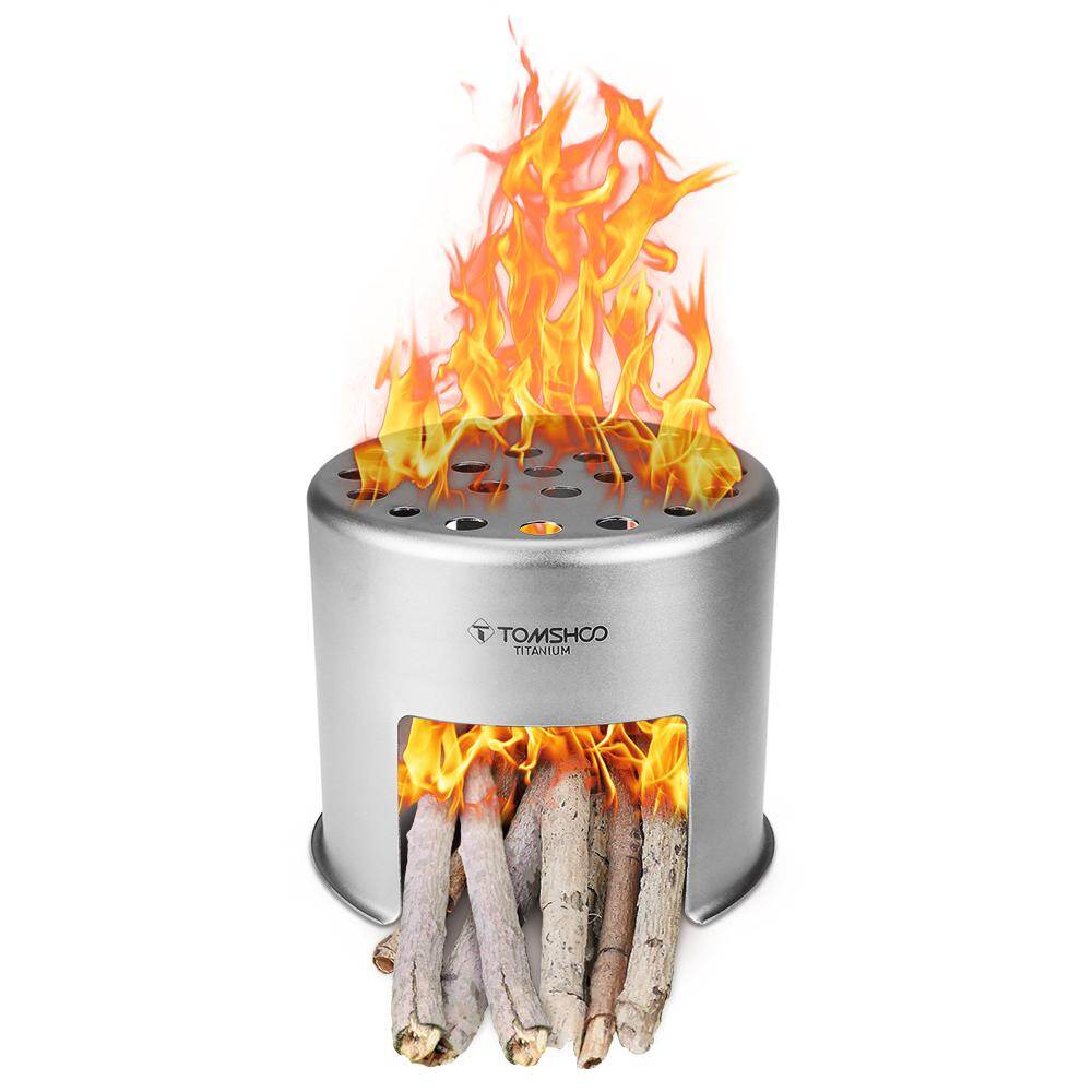 TOMSHOO Portable Folding Windproof Wood Burning Stove Compact Stainless  Steel Alcohol Stove Outdoor Camping Hiking Backpacking Picnic BBQ - intl |  Lazada PH