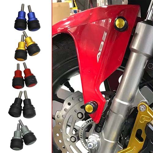 SEMSPEED Motorcycle M6 Front Fender Fork Protector Frame Slider Screw Bolt 6mm For Honda ADV150 X-ADV750 Forza 350 300 250 125 PCX ADV 160 150 125 ราคา 435 บาท*ส่งฟรี