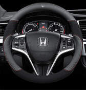 Honda Car Steering Wheel Cover - Leather (38CM)