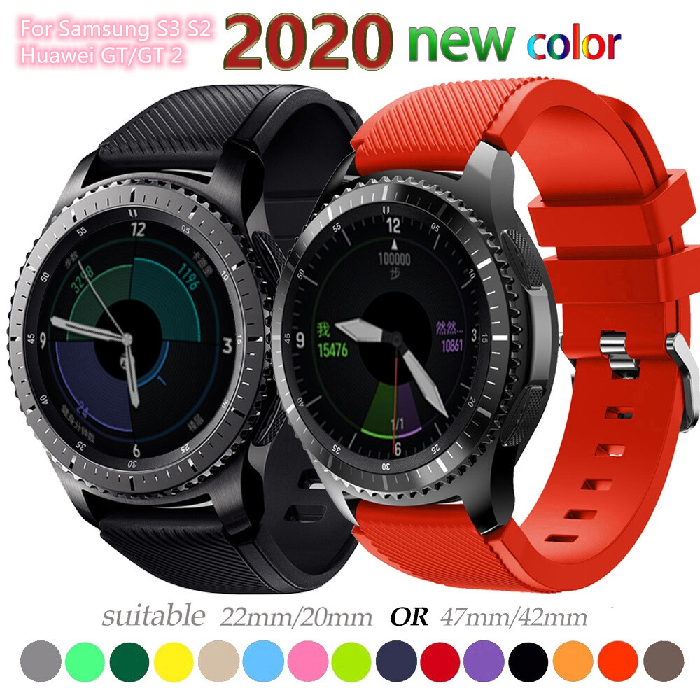 Dây Đồng Hồ Samsung Galaxy, Kích Thước 20 "22Mm, Dây Đồng Hồ Mặt Đồng Hồ 46Mm 42Mm, Active 2 Gear S3 Frontier, Huawei Watch GT 2, Amazfit Bip 47 44