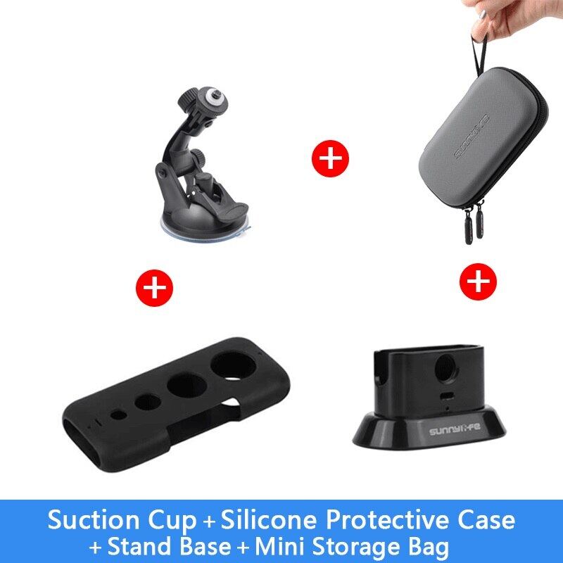 Insta360 ONE X/ฐาน Stabilizer/สายคล้องคอ/กระเป๋าใส่เหรียญขนาดเล็กสำหรับ Insta 360 One X อุปกรณ์เสริม