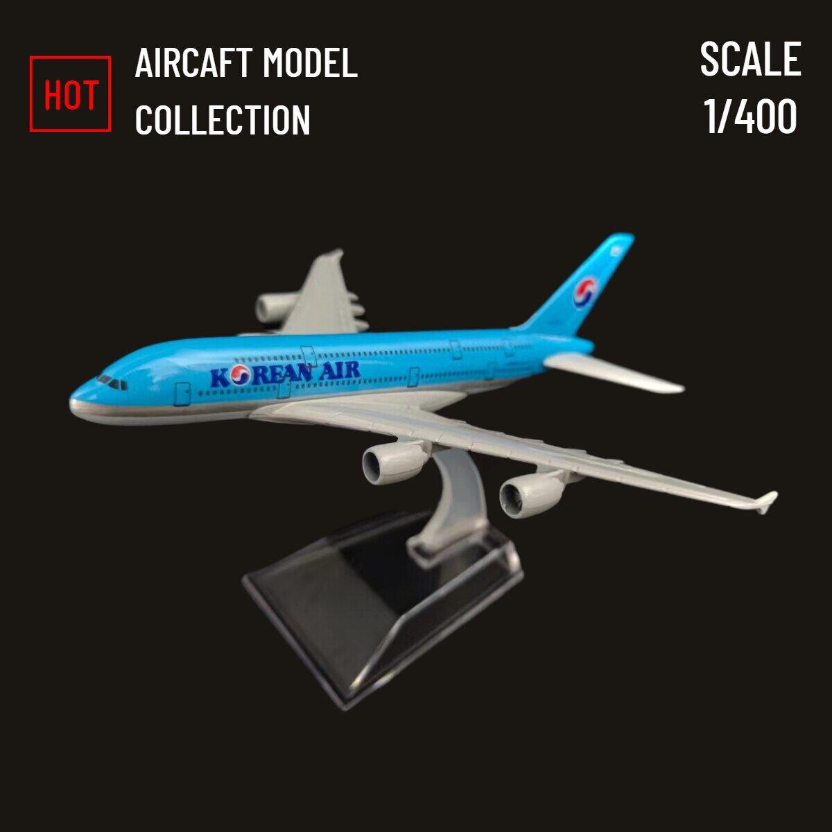 Scale 1 400 Metal Plane Model, Korea AIR Flights Boeing Airplane Alloy