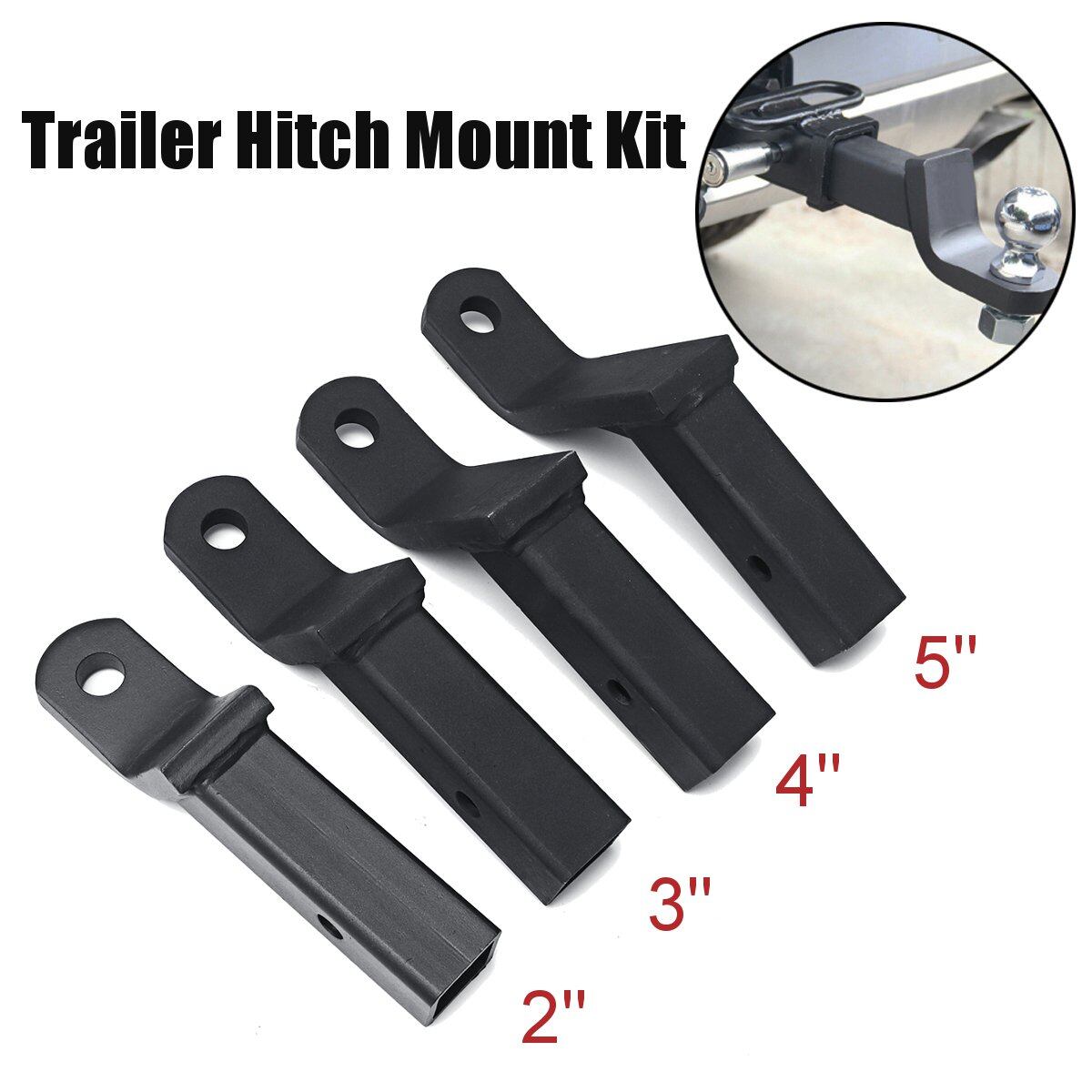Generic 500LB Folding 2" Trailer Hitch Mount Shank Adapter Cargo