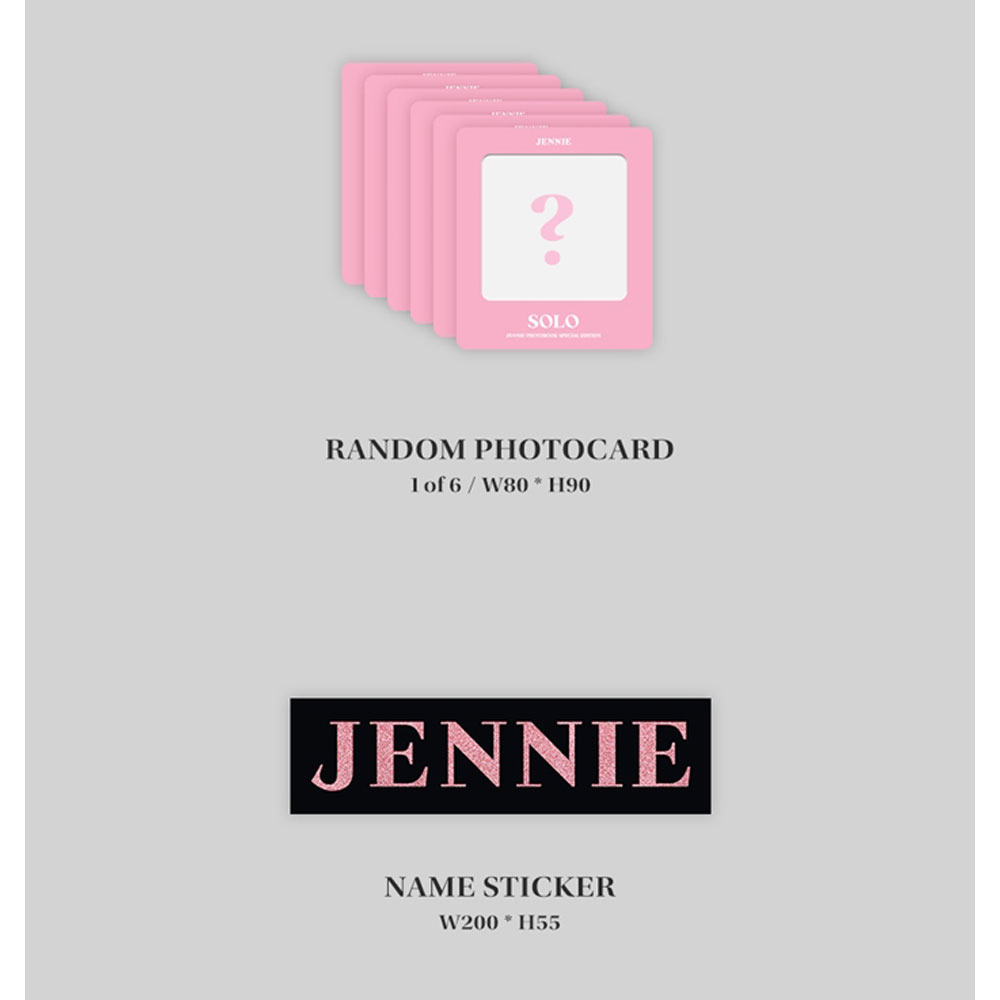 BLACKPINK JENNIE - 1st Single Album [ Solo ] Photobook Special