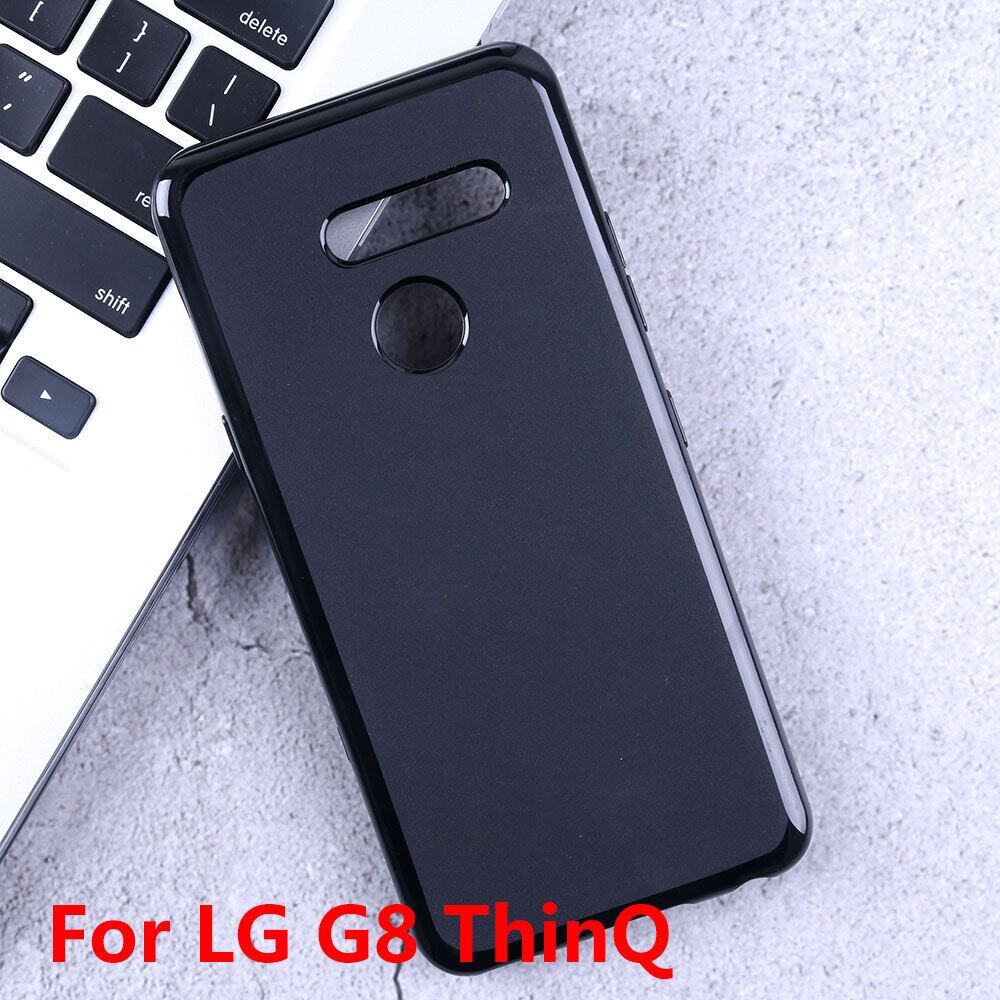 Dành cho lg g8 thinq ốp lưng lg g8 thinq 6.1 "silicone mềm mặt sau tpu ốp lưng điện thoại cho lg g8 thinq bao