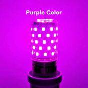 E27 Led Colorful Corn Bulb 12W Pink Red Blue Green Purple Golden 7Colors Lamp AC 220V Bulb Chandelier Decoration