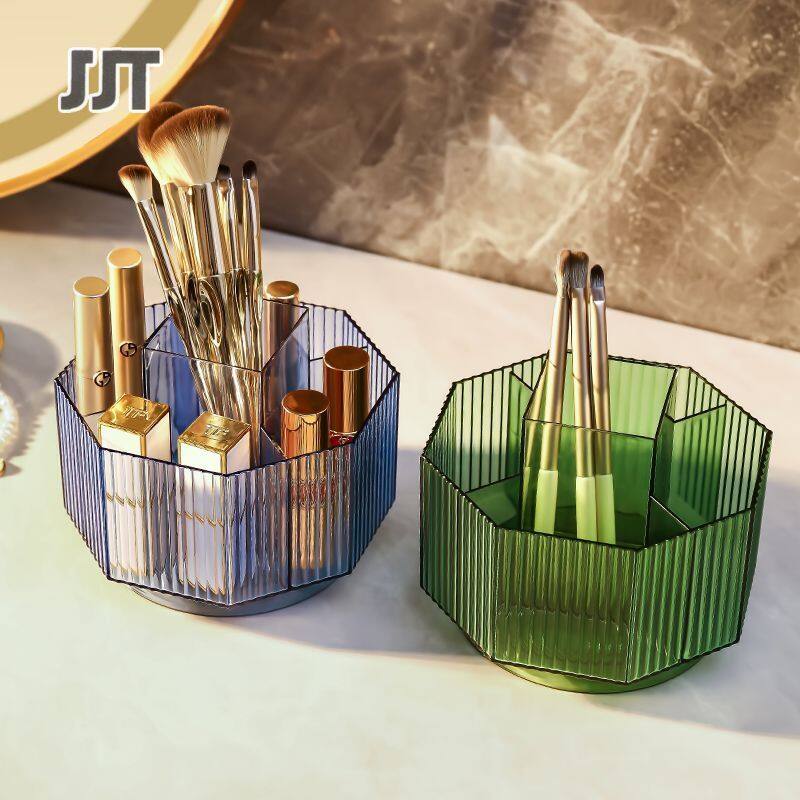 JJT hộp lưu trữ xoay Hộp đựng đồ, kệ, hộp đựng mỹ phẩm đa năng kệ và ngăn kéo hộp lưu trữ máy tính để bàn hộp đựng cọ trang điểm cái kệ Hộp lưu trữ xoay 360 độ