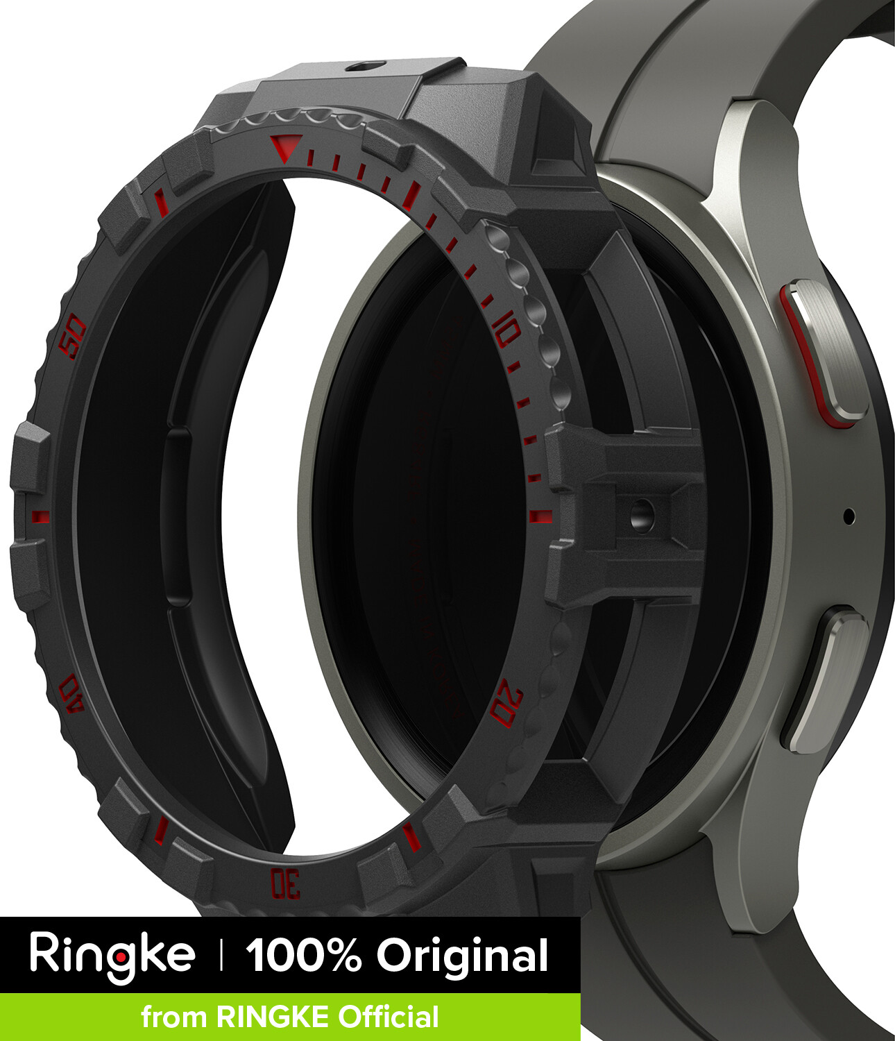 Ringke Fusion-X Case Compatible with Samsung Galaxy Watch 5 Pro 45mm Shockproof Rugged Sturdy Bumper Cover - Thương hiệu Ringke Giá 294,380 Đồng*Miễn phí vận chuyển