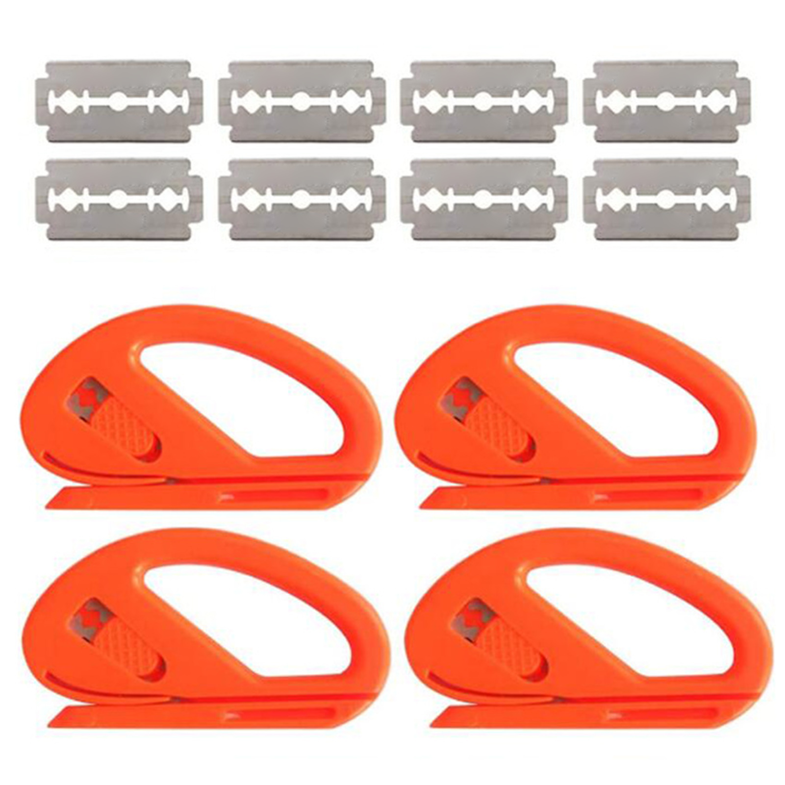 Norman Malthus 12Pcs Vinyl Film Cutter Car-styling Orange Snitty Car Vinyl Wraps Zippy Safety Cutter Workshop Supplies Vinyl Film Cutter ราคา 180 บาท*ส่งฟรี