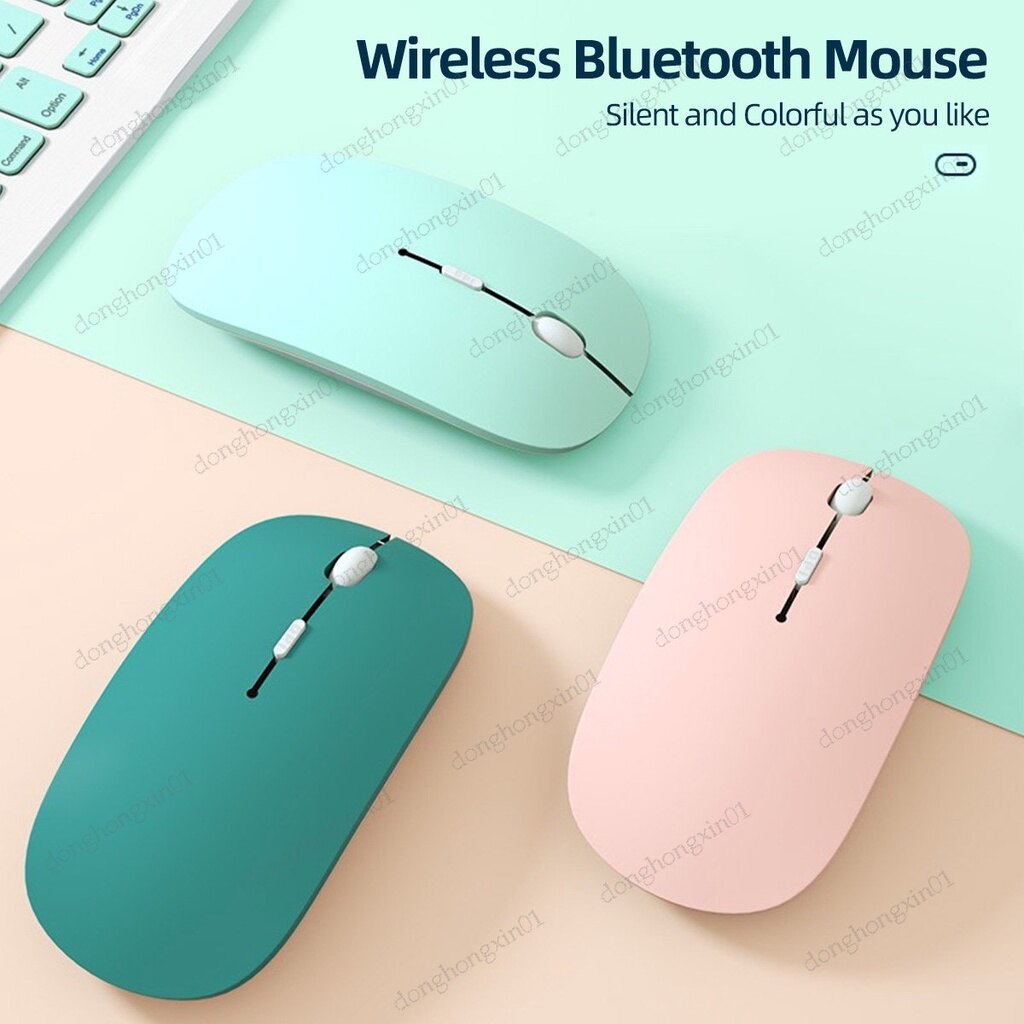 Chuột Bluetooth Cho iPad Samsung Huawei Lenovo Android Windows Máy Tính Bảng Chuột Không Dây Pin Cho Máy Tính Xách Tay