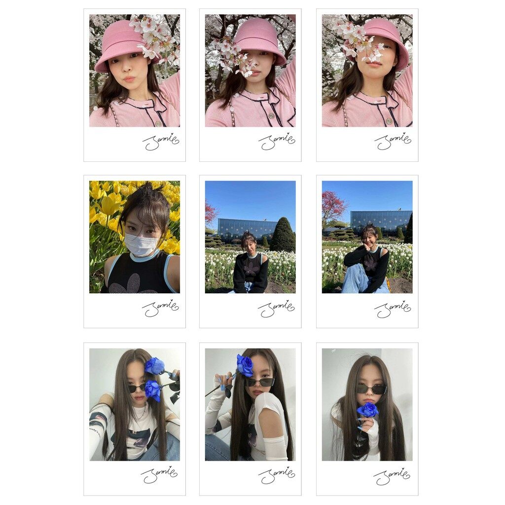 Lomo card 36 ảnh blackpink - jennie instagram