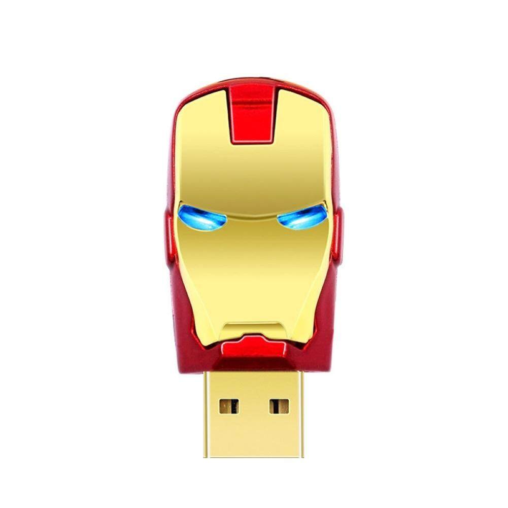 8 GB to 512 GB USB 2.0 Thumb Flash Drive Cartoon Ironman Memory Stick Pendrive 