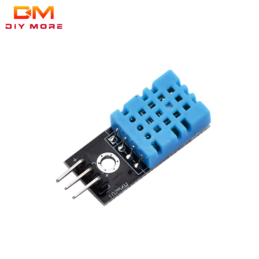Diymore dht11 nhiệt độ độ ẩm cảm biến kỹ thuật số xe buýt duy nhất 3.3v-5v phạm vi đo độ ẩm 20%-95% đo nhiệt độ phạm vi 0-50 ℃ với dây điện