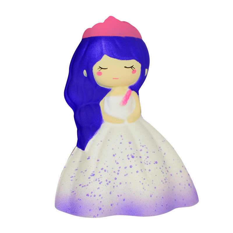 Tm , 1 vật liệu pu hình công chúa hoạt hình dễ thương, squishy vui cảm giác thần tài đồ chơi đồ chơi hồi phục chậm