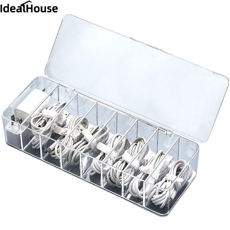 IDealHouse ready stock Cable Organizer Data Cable Storage Box Management