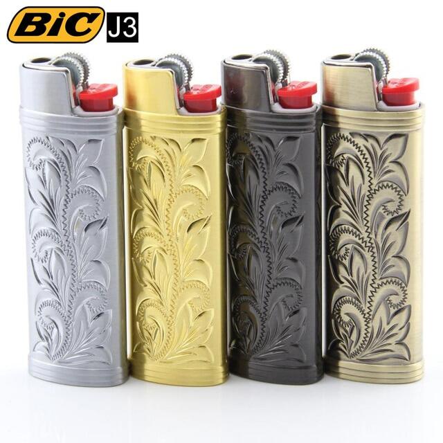 Lighter Black Leather case for BIC mini lighter J25 