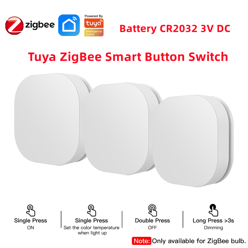 E life cửa hàng thông minh tuya zigbee smart nút công tắc điều khiển từ xa không dây một nút bấm điều khiển cảnh điều khiển nút công tắc kịch bản tự động hóa nhà thông minh điều khiển điều khiển từ xa không dây thông minh đa cảnh hoạt động cho alexa googl