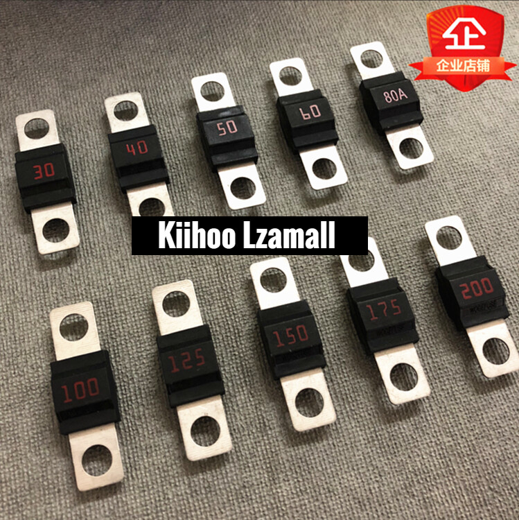 [5 Cái] Cầu Chì Ắc Quy Cầu Chì Loại Bu Lông Ô Tô Cầu Chì Loại Bu Lông 32V 30A 40A 50A 60A 70A 80A 100A-200A