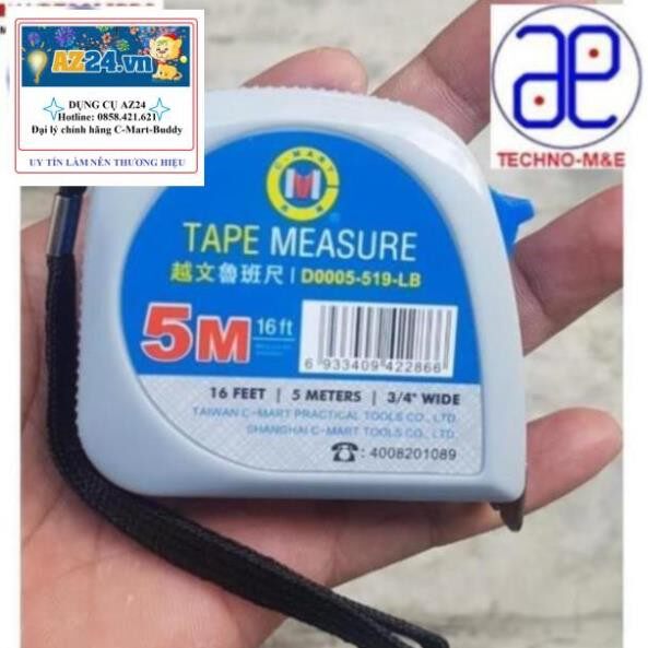Thước lỗ ban tiếng việt 5x19mm d0005-519-lb c-mart