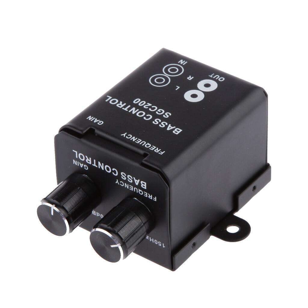 Subwoofer Bass Remote Volume Control Knob RCA Level Frequency Equalizer Boss for Car Audio Amplifier Earbud