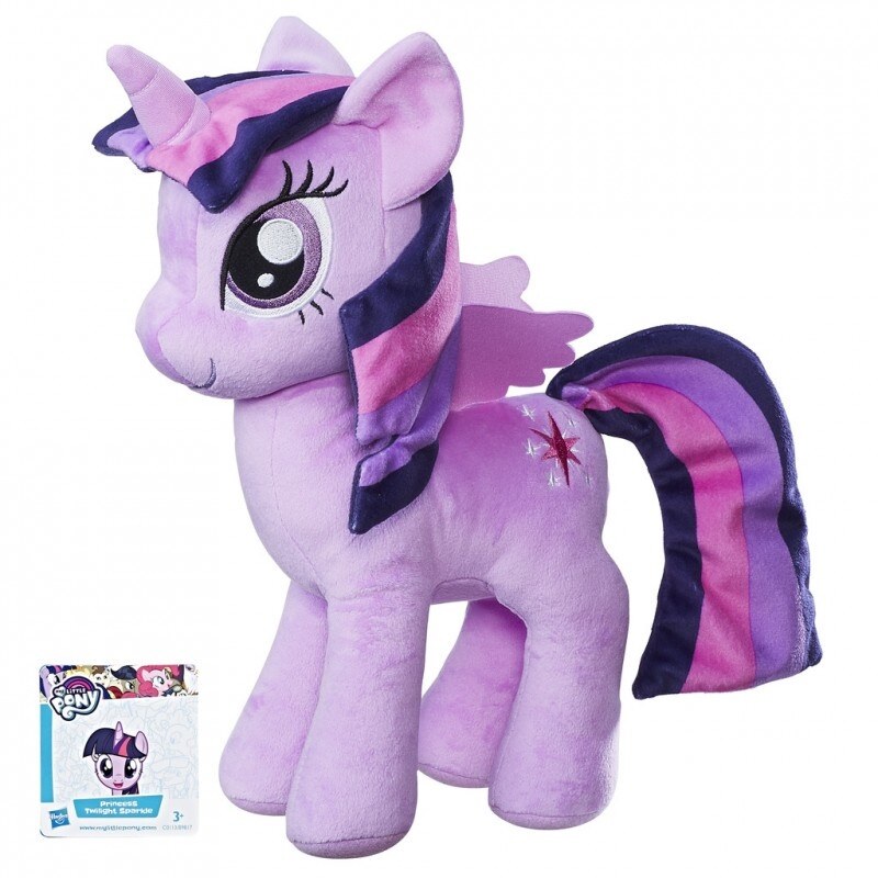 ✎Jzf371 Hasbro chính hãng My Little Pony 33 cm Twilight Sparkle Rainbow Dash  Pinkie Pie hiếm Fluttershy sang trọng anak patung mainan 