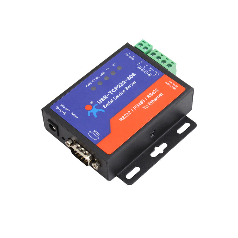 Usr-tcp232-306 điều khiển tự động hóa công nghiệp bộ chuyển đổi tcp ip sang rs232 rs485 rs422 sang ethernet lan