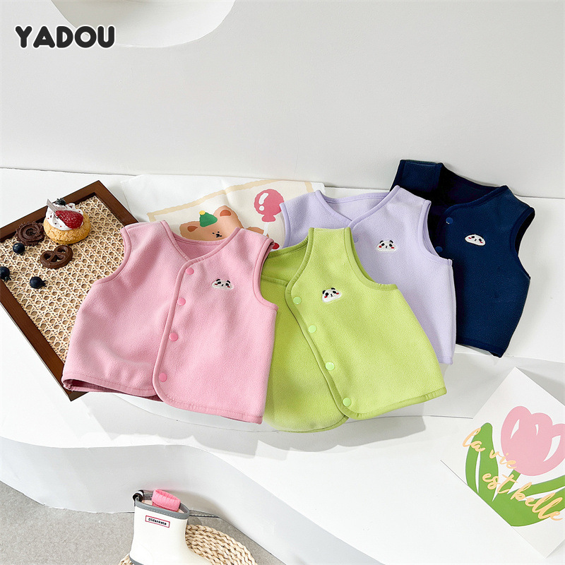YADOU Baby vest girl boy foreign style vest jacket ราคา  163 บาท*ส่งฟรี