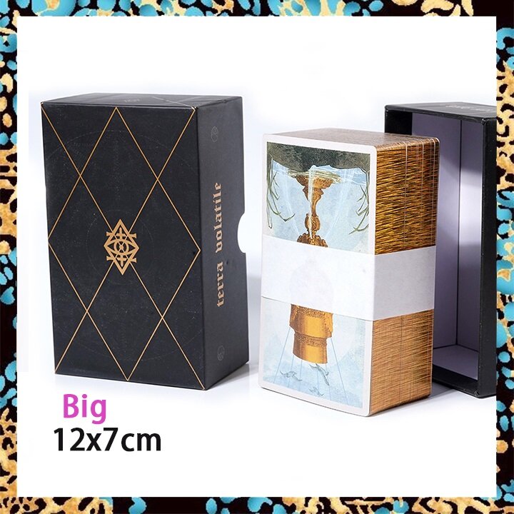The terra volatile thẻ bài tarot card | 105 lá | bộ bài tarot viền mạ vàng tiêu chuẩn cỡ lớn 12x7cm | phiên bản tiếng anh lá bài bói toán