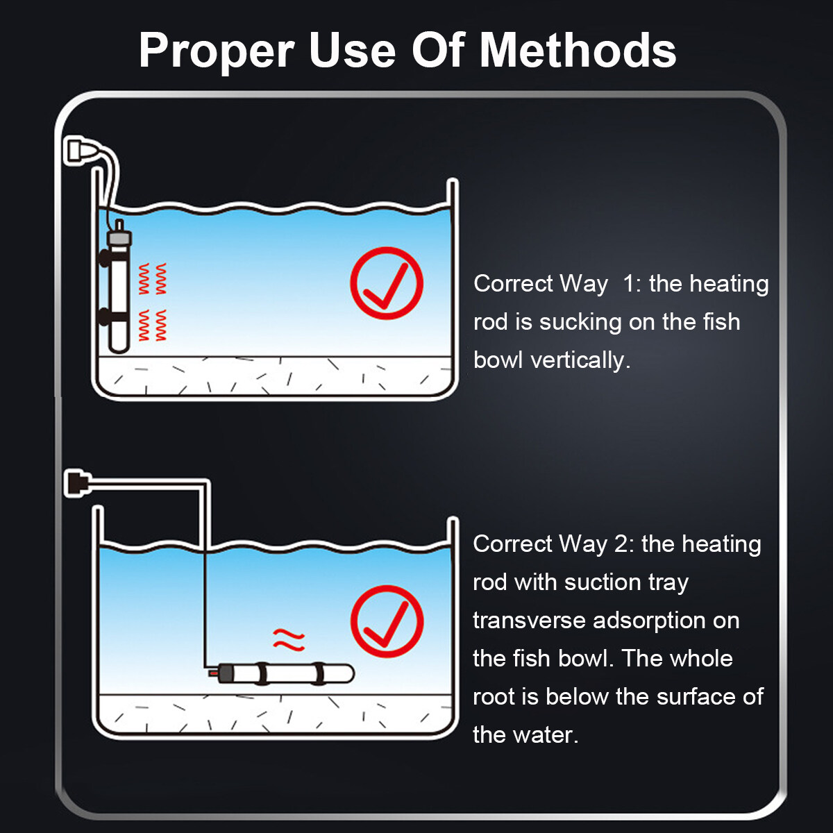Generic 25W/50W/100W/200W/300W Tropical Fish Tank Water Heater