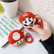 Super Mario Mushroom Headphone Cases for Apple Airpods