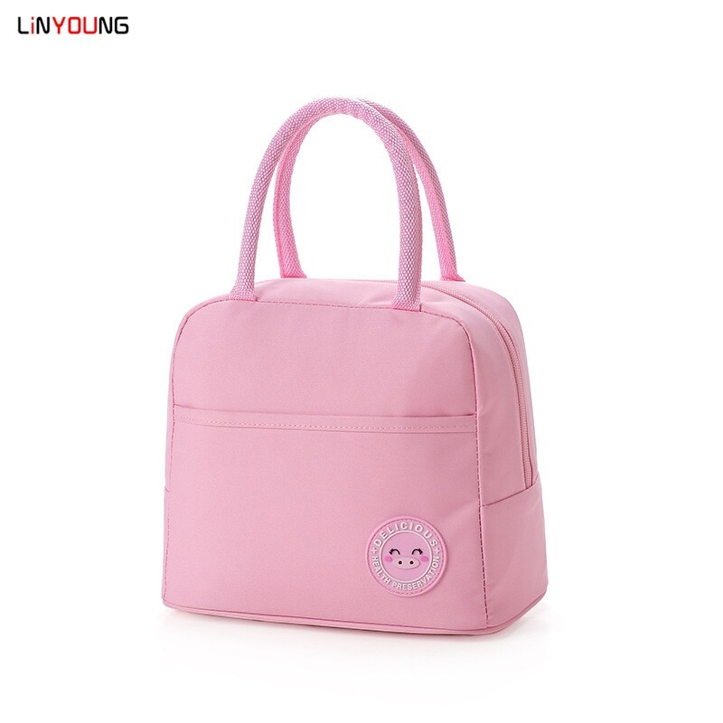 Linyoung Túi Đựng Đồ Ăn Trưa Tiện Dụng Cho Người Lớn Túi Cách Nhiệt Màng Nhôm Cho Nam Nữ, Túi Giữ Nhiệt Cho Túi Làm Mát Thực Phẩm Túi Tote Hộp Cơm Trưa