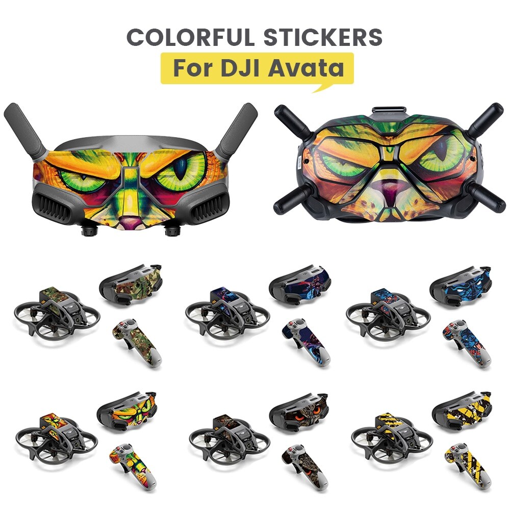 A HOT Sticker Decal Skin Protective Cover For Avata Drone Goggles 2 V2