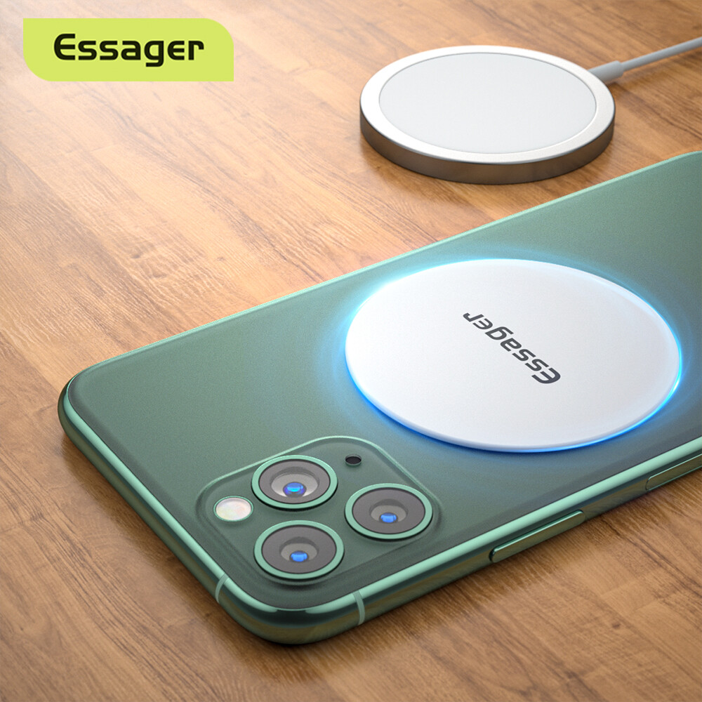 Essager Miếng Dán Tấm Kim Loại Thay Thế, Giá Đỡ Điện Thoại Nam Châm Gắn Trên Xe Hơi Dành Cho iPhone 12 11 Pro Max Xs X