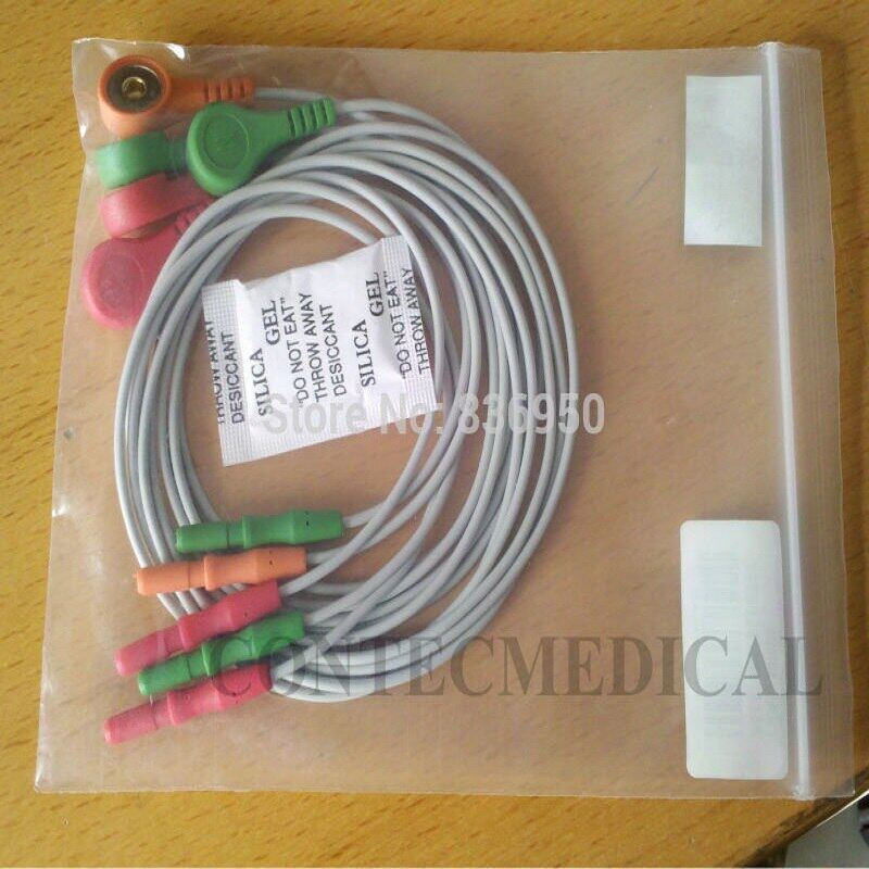 1 contec 5-Wire ECG cáp cho 3-Channel ECG Cáp tlc9803