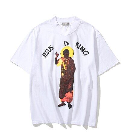 Kanye West Sunday Service T-shirt Vintage Oversized Printed tshirts Men and Women Hip Hop Weird Popular Top Tee Streetwear