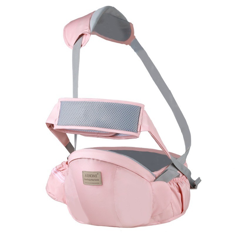 HamshMoc Baby Carrier With Hipseat 0 to 36 months Soft sale Adjustable For Infantino Boy Girl Hip Seat Carrier For Newborn Baby Kangaroo Holder Travel Sleeping