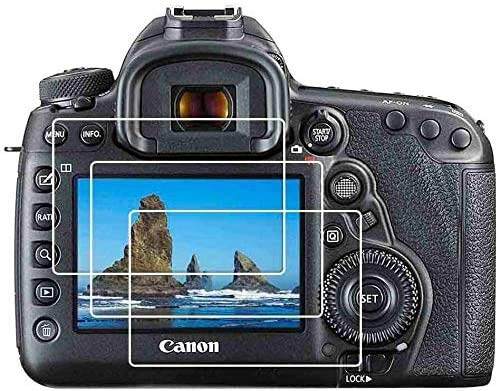 Dành cho máy ảnh canon eos 5d mark iv iii, kính cường lực 9h bảo vệ màn hình lcd, chống trầy xước 5d3 5d4 chống bong bóng vân tay