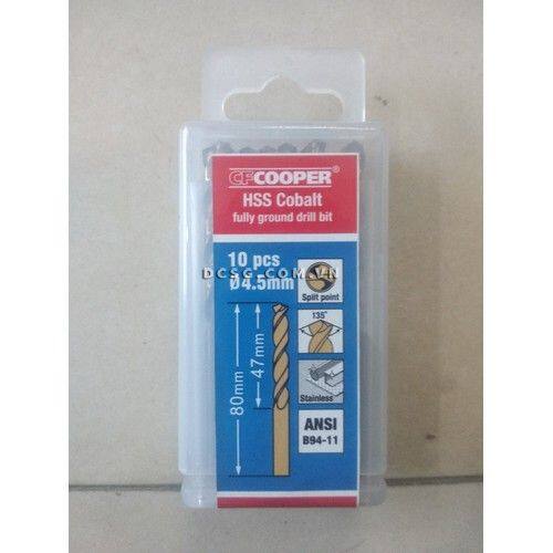 Mũi khoan thép inox 4.5mm cfcooper hcm045 | japan tools