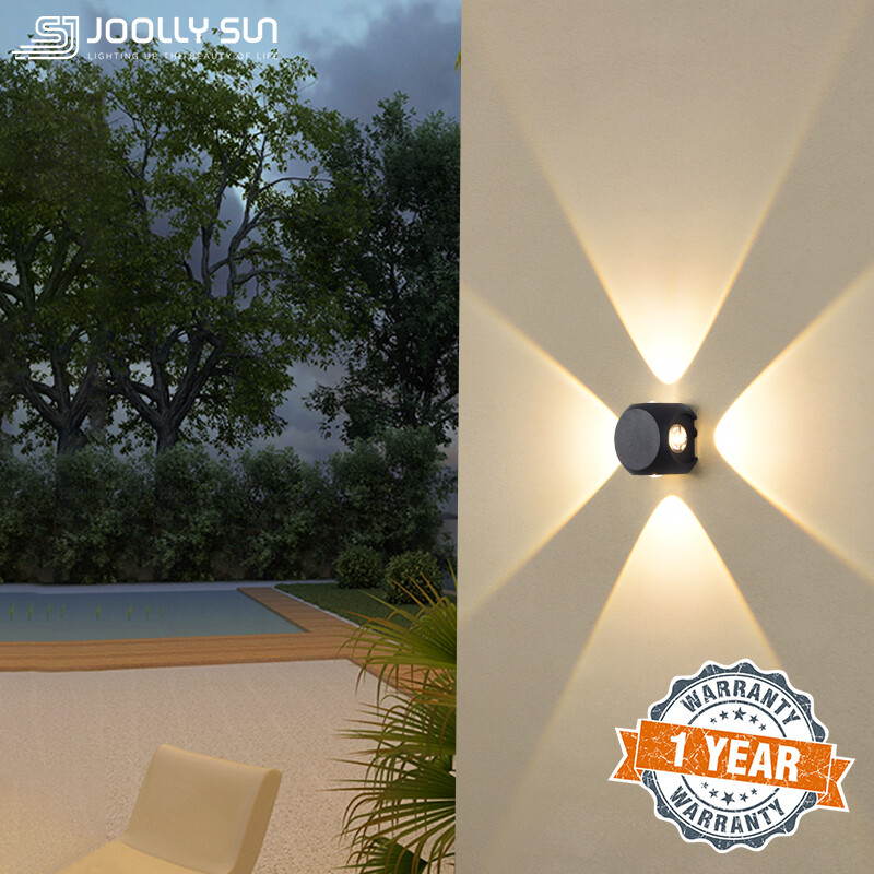 Wall Lights & Sconces LED Wall Lamp Modern Porch Lights Outdoor Lighting Waterproof Exterior Garden Led Lamp Decor Pathway Yard 220v Electricity Power Supply