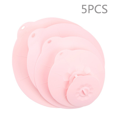 Kitchen Tool Food Grade Silicone Lid Spill Sper Pot Cover Fresh Vacuum Container Cover Storage Lids Cooking Pot Lids Utensil