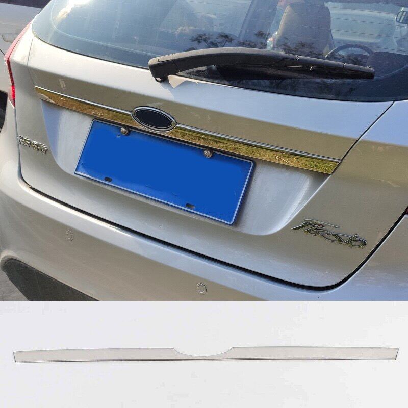 Stainless Steel Rear Door Hle Cover Tailgate Trim For Ford Fiesta Mk6 Hatchback 2009 2010 2011 2012 2013 2014 2015 2016 2017