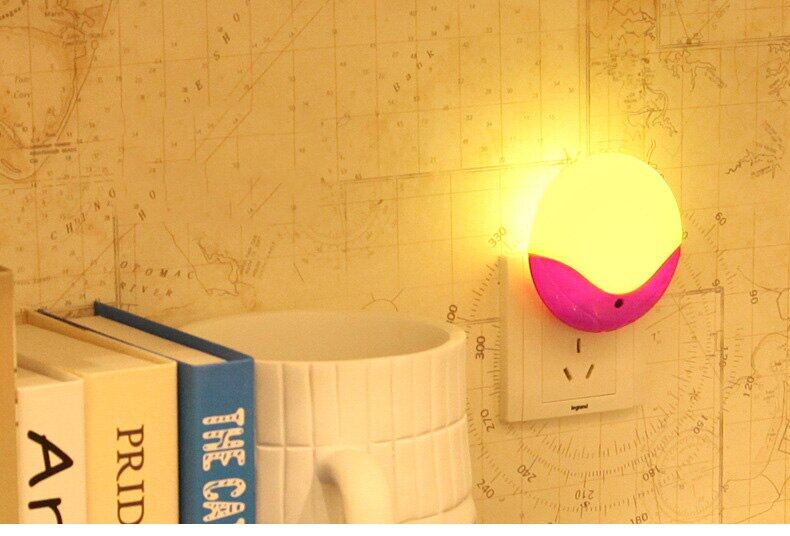 Led Night Light Lamp 1W AC220V White Warm White With Remote Control Motion