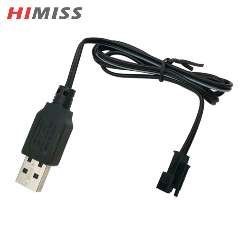 Himiss RC 3.6V 4.8V 250mA Cáp sạc USB SM Cáp đầu cắm cho xe điều khiển từ