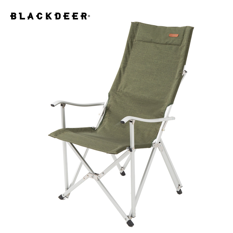 อุปกรณ์กีฬาและกิจกรรมกลางแจ้ง BLACKDEER Relax Chair Outdoor Portable Folding Chair Camping Fishing Backrest Stool Aluminum Alloy Leisure Beach Chair