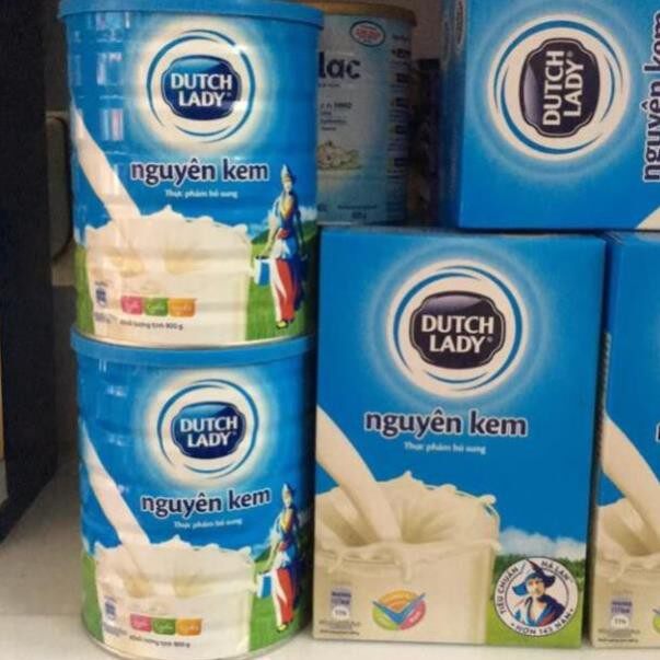 Sữa nguyên kem dutchlady loại 400g,900g - lon 900g