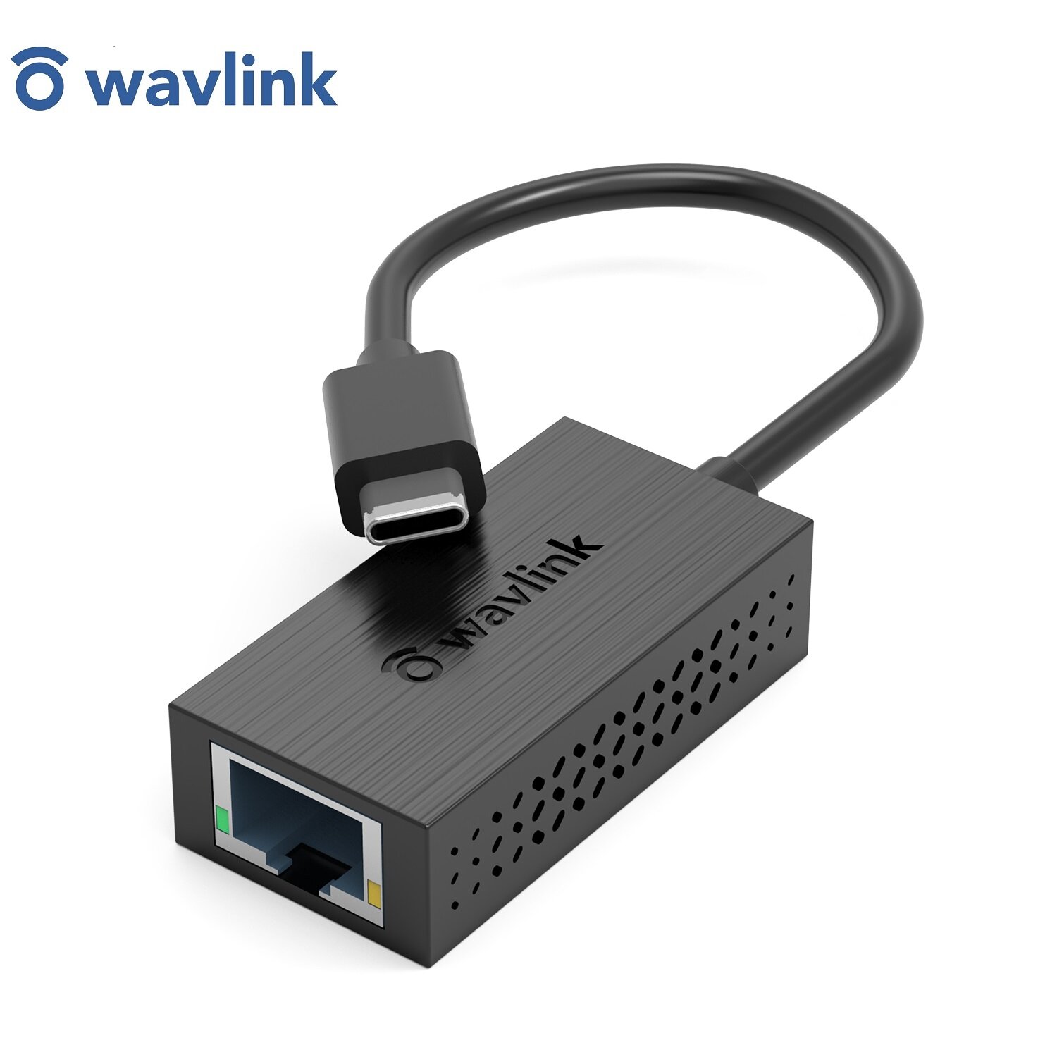 USB-C Gigabit Ethernet Adapter, Wavlink Ethernet Adapter USB Loại-C Đến 10/100/1000Mbps Mạng RJ45 LAN Bộ Chuyển Đổi Có Dây, Tương Thích Với Windows, Hệ Điều Hành MacOS, Linux, Chrome Hệ Điều Hành, Máy Tính Xách Tay, PC Và Hơn Thế Nữa-Màu Đen