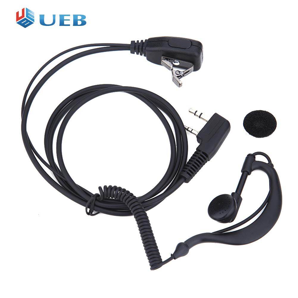 2 PIN Earpiece Headset PTT MIC for BAOFENG UV5R for KENWOOD ราคา 38 บาท*ส่งฟรี