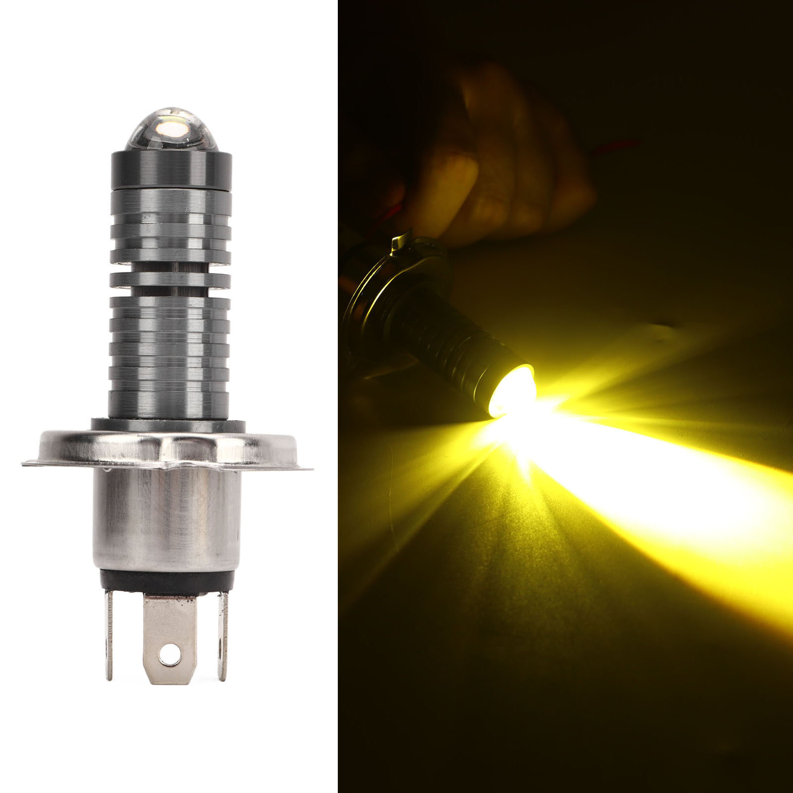 Bóng đèn pha Cắm Và Chơi H4 bóng đèn LED 2000LM IP67 Bảo Vệ 2Pcs Cho Xe Tải Cho Xe Máy